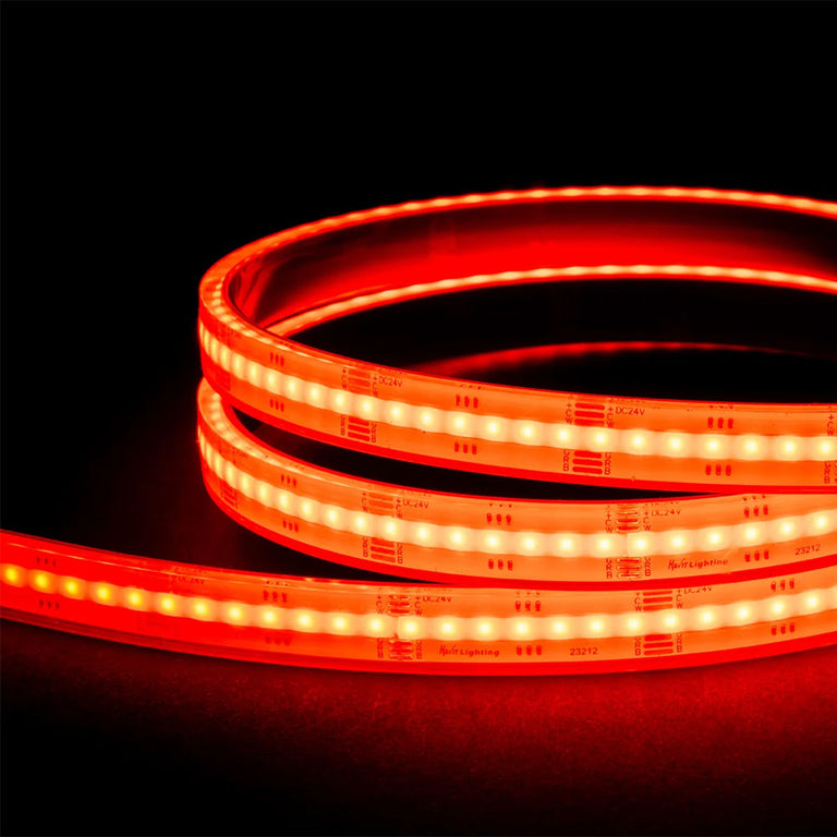 20W IP67 24V DC 840 LED COB 10 Metre LED Strip / RGBCW - HV9761-IP67-840-RGBCW-10M