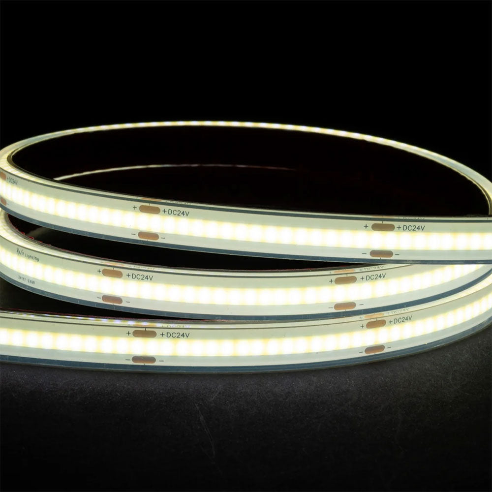 9.6W IP68 24V DC 300 LED CSP 5500K 1 Metre LED Strip / Daylight - HV9762-IP68-300-5K