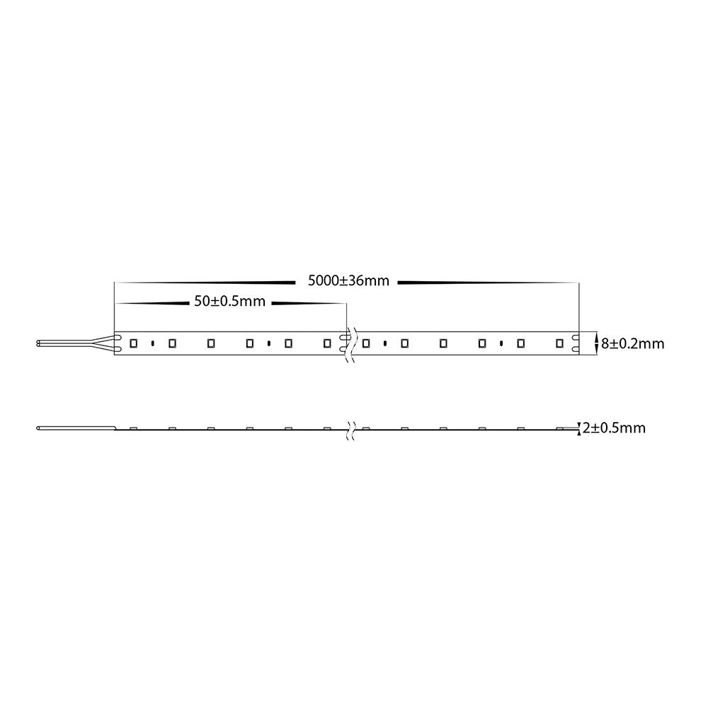 2W 24V DC LED Strip / Cool White - HV9783-IP20-160-4K