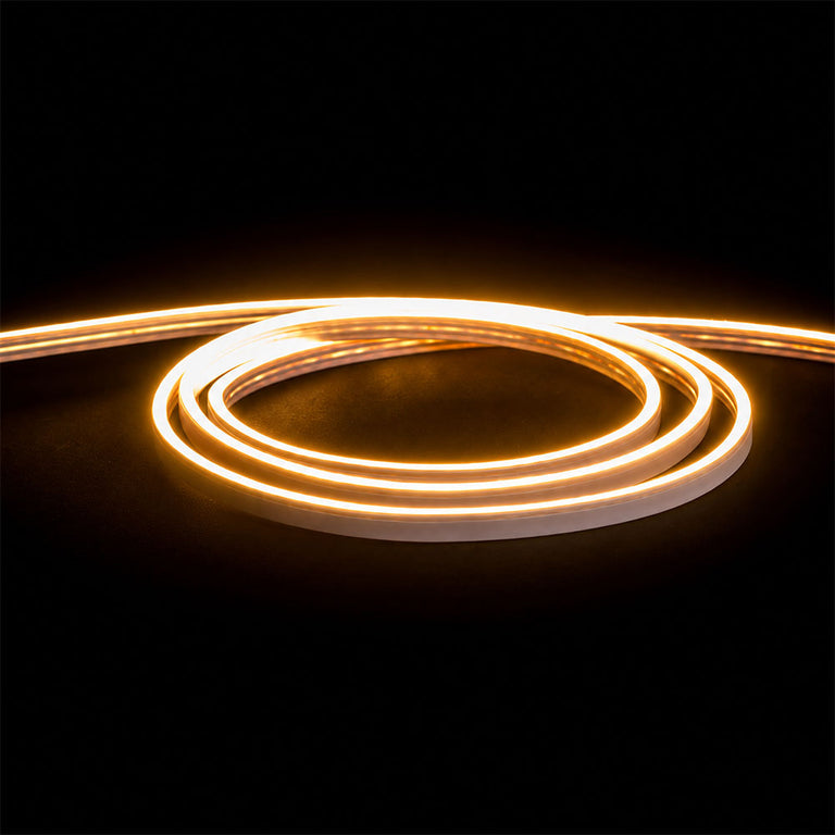 HaviFlex 9.6W IP67 24V DC 140 LED 3000K Side Band Flexible Neon 20 Metre LED Strip / Warm White - HV9791-IP67-140-3K-20M