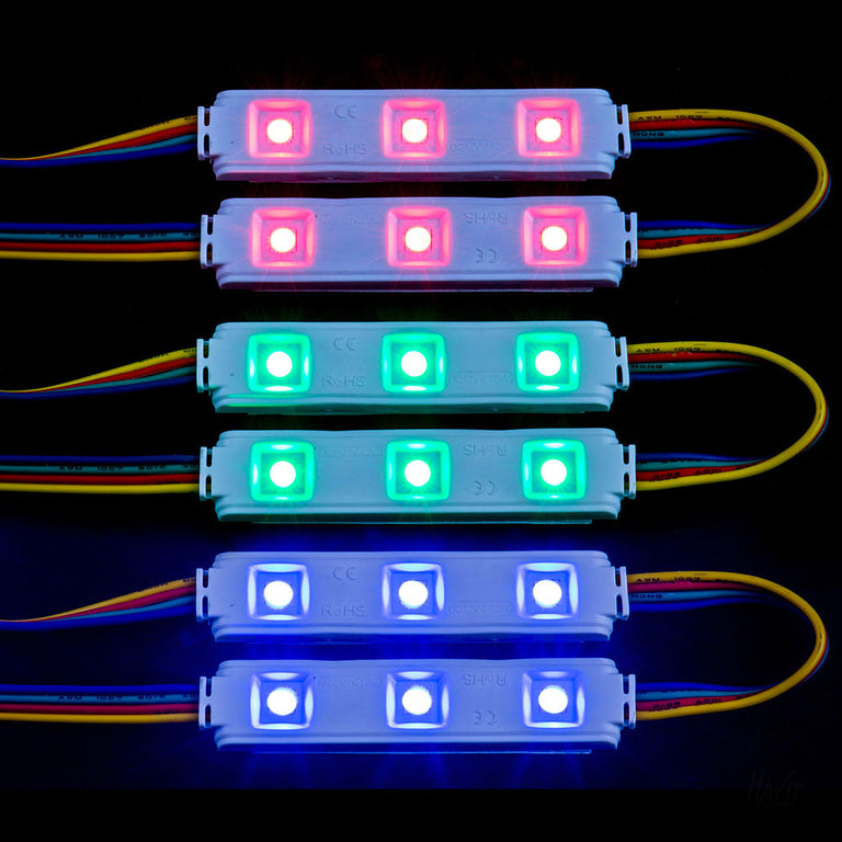 Signage LED Modules 0.72W IP65 12V DC 20 Pack / RGB - HV9794-IP65-20-RGB