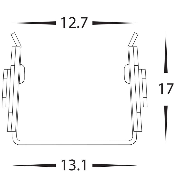 Bendable Channel to suit HV9795 HAVIFLEX - HV9795-ALU-BEND