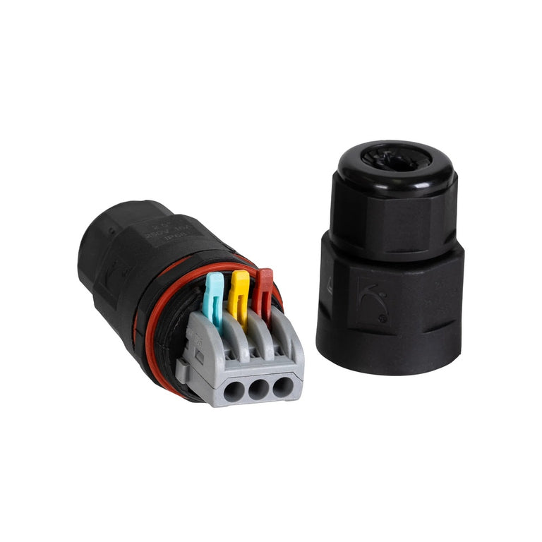 2 Way IP68 3 Pin Weatherproof Connector - HV9918-2