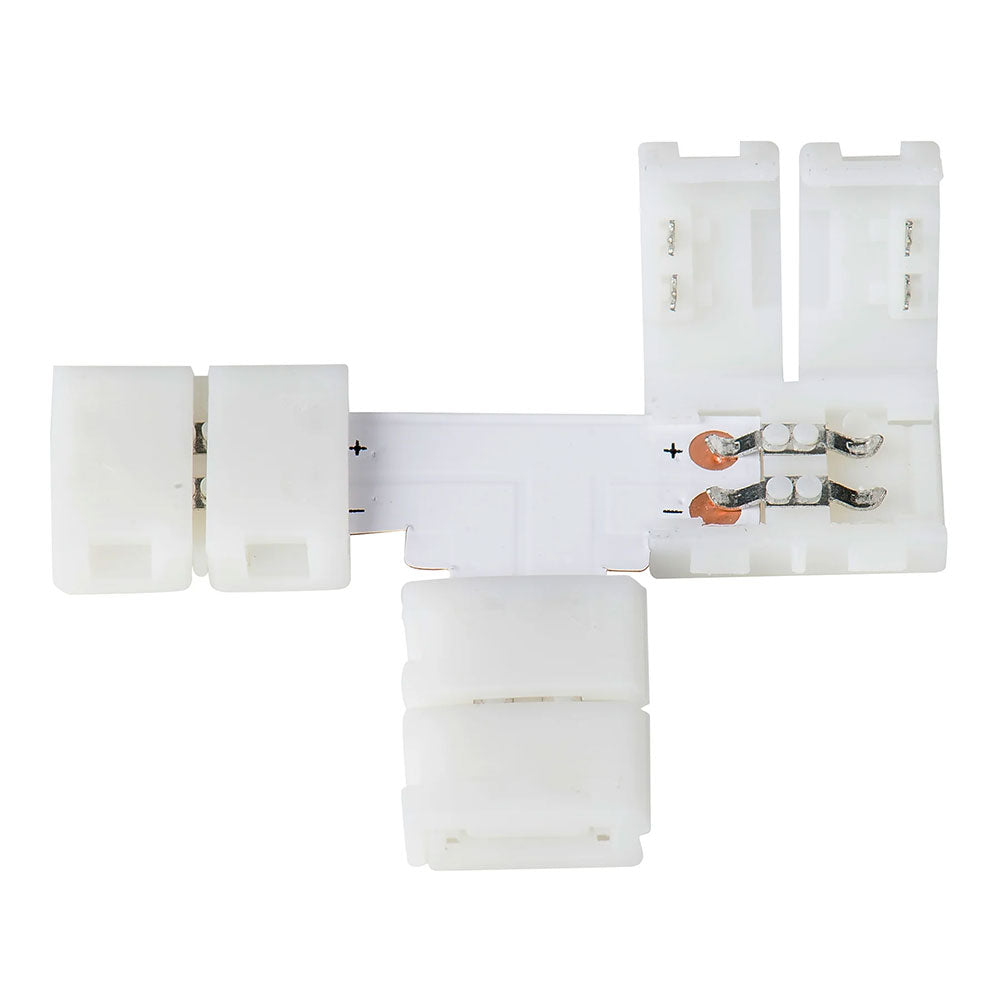 T Shape EZI Tail To Suit Single Coloured LED Strip - HV9942-T