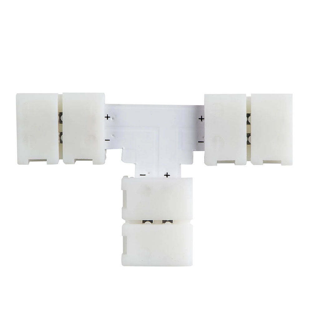 T Shape EZI Tail To Suit Single Coloured LED Strip - HV9942-T