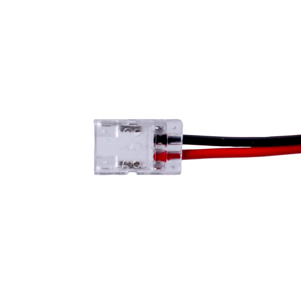 LED Strip Connector With 1 Metre Cable To Suit IP20 8mm PCB LED Strip 10 Pack - HV9947-10PK