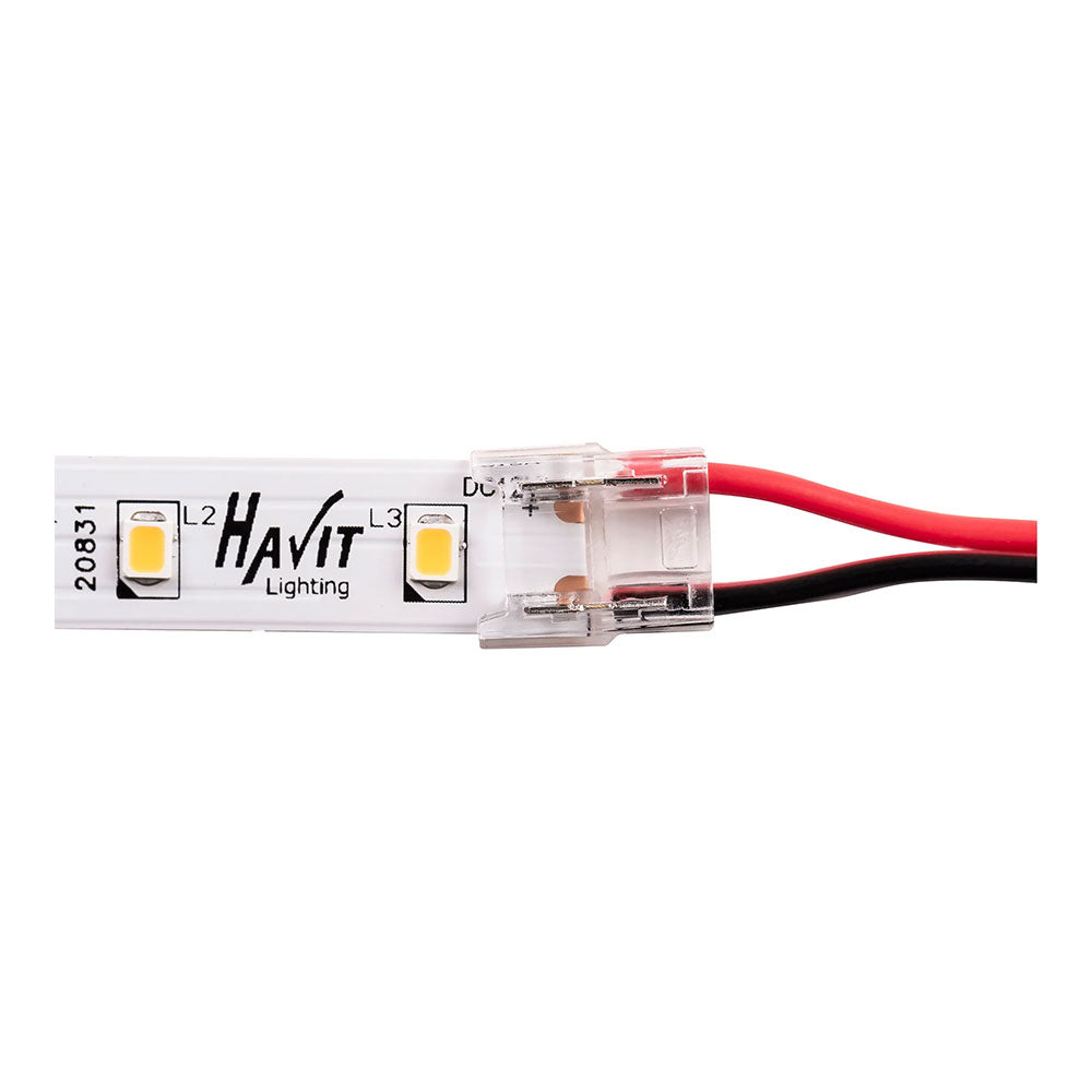 LED Strip Connector To Suit IP20 10mm PCB LED Strip Single Pack - HV9954