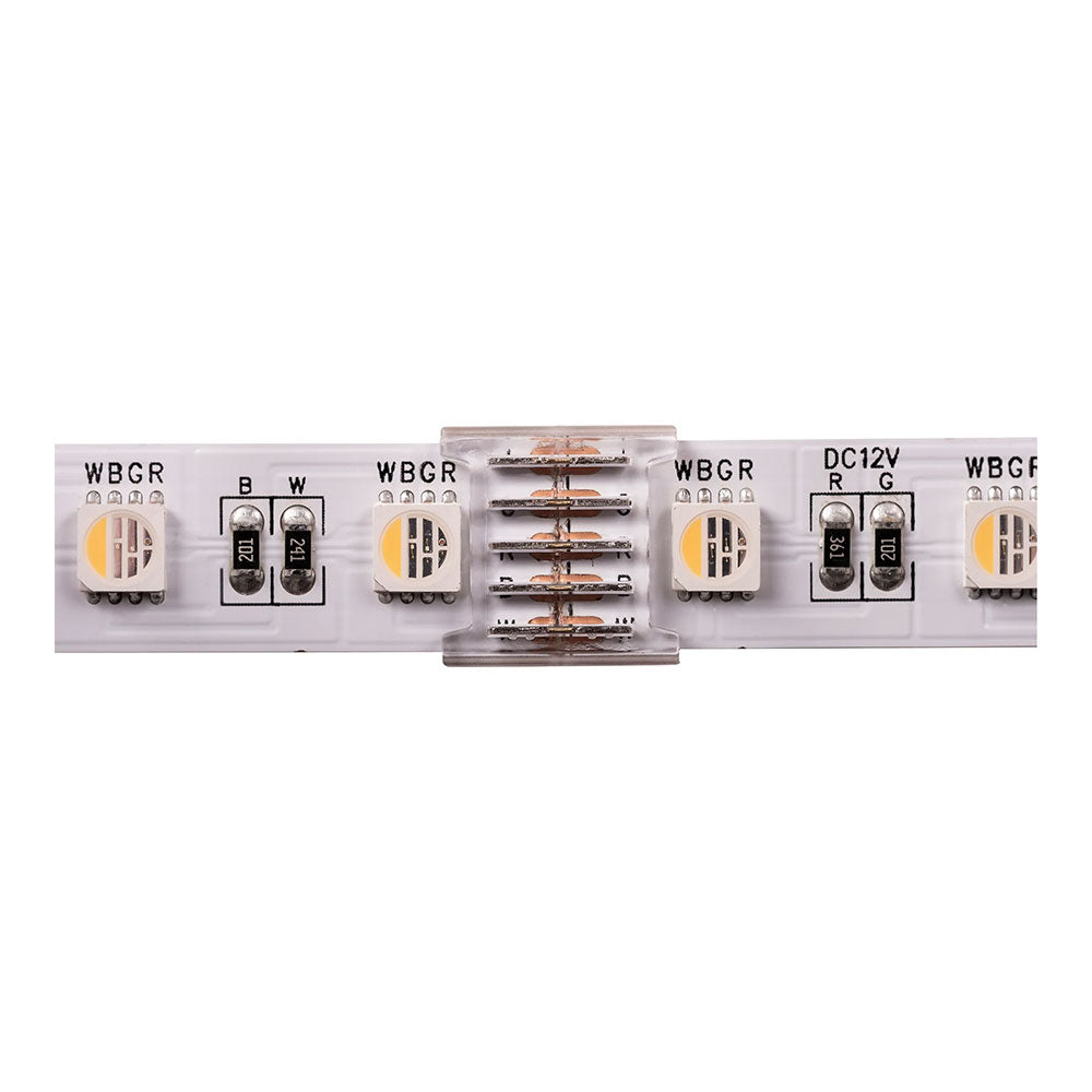 LED Strip Joiner To Suit IP20 12mm PCB RGBC or RGBW LED Strip 5 Pack - HV9963-5PK