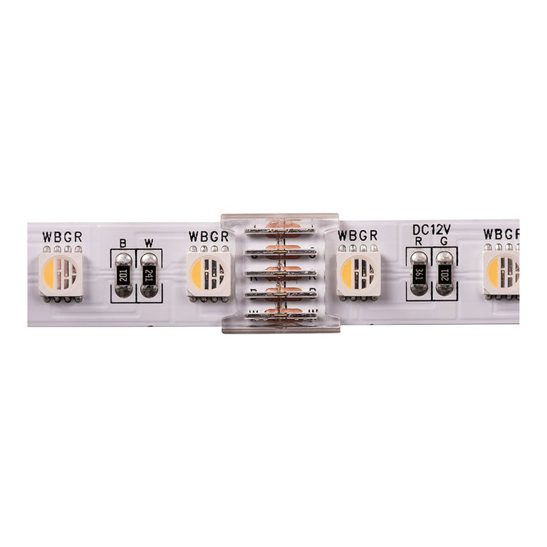 LED Strip Joiner To Suit IP20 12mm PCB RGBC or RGBW LED Strip 10 Pack - HV9963-10PK