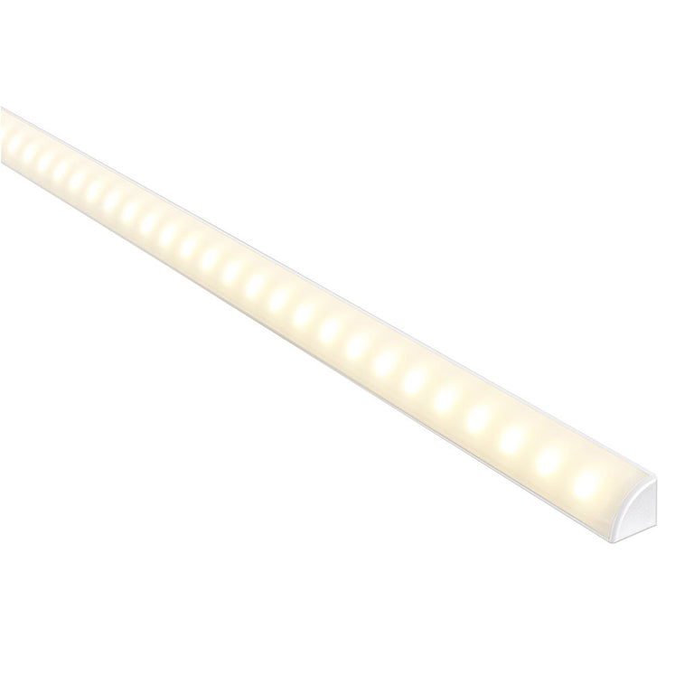 Corner 1 meter 16x16mm Aluminium LED Profile White - HV9691-1616-WHT