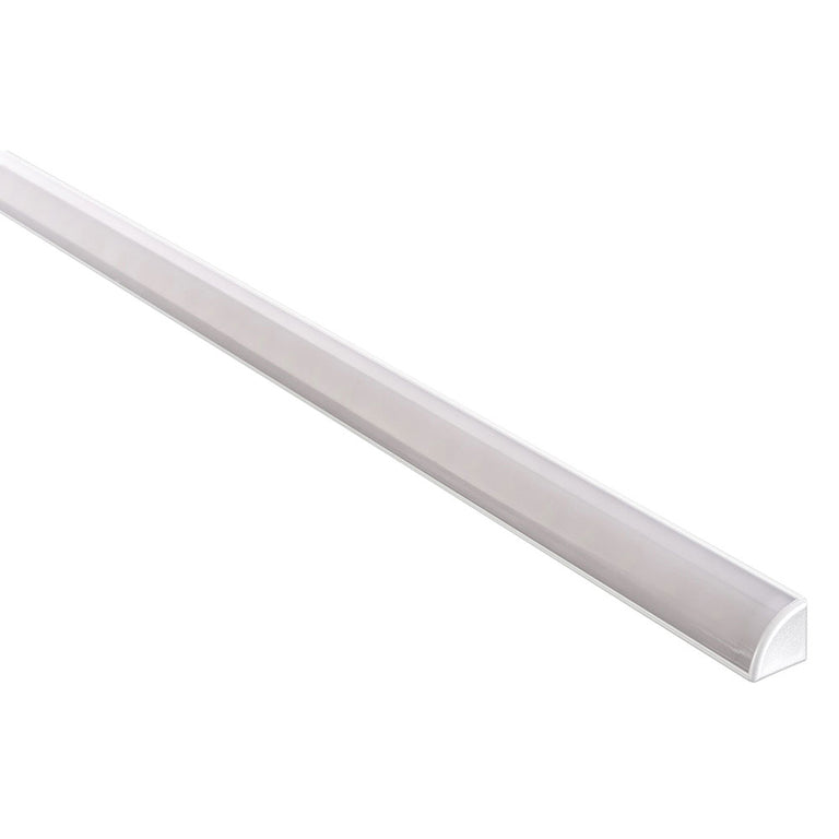 Corner 1 meter 16x16mm Aluminium LED Profile White - HV9691-1616-WHT