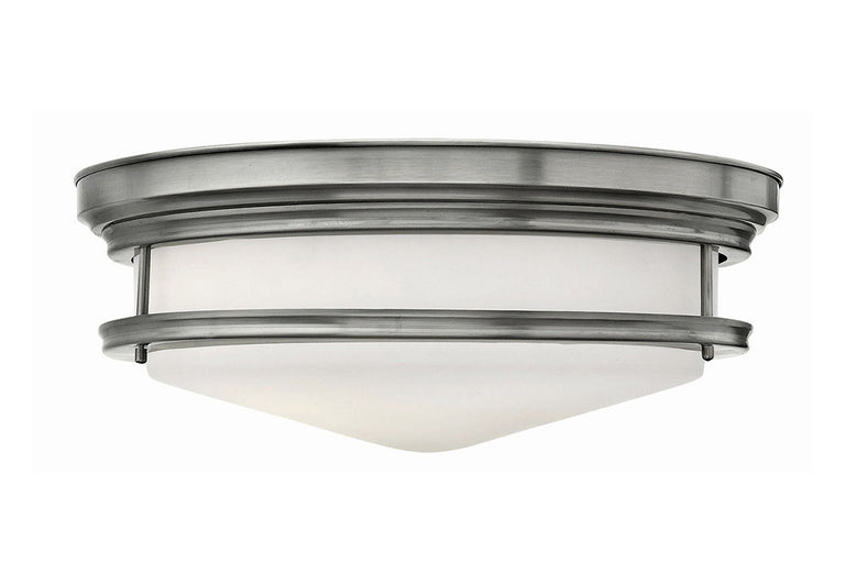 Hadley 3 Light Flush Mount Antique Nickel - HK-HADLEY-F-AN