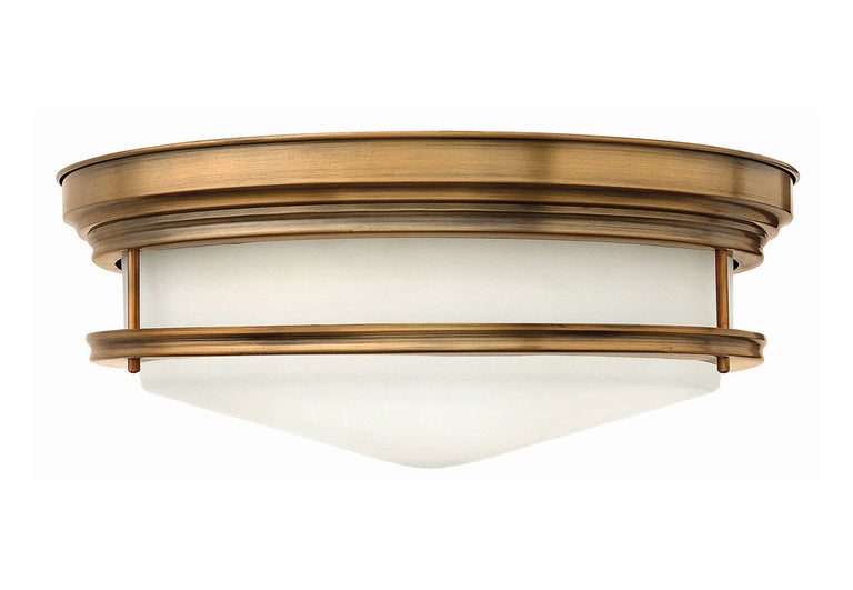 Hadley 3 Light Flush Mount Brushed Bronze - HK-HADLEY-F-BR