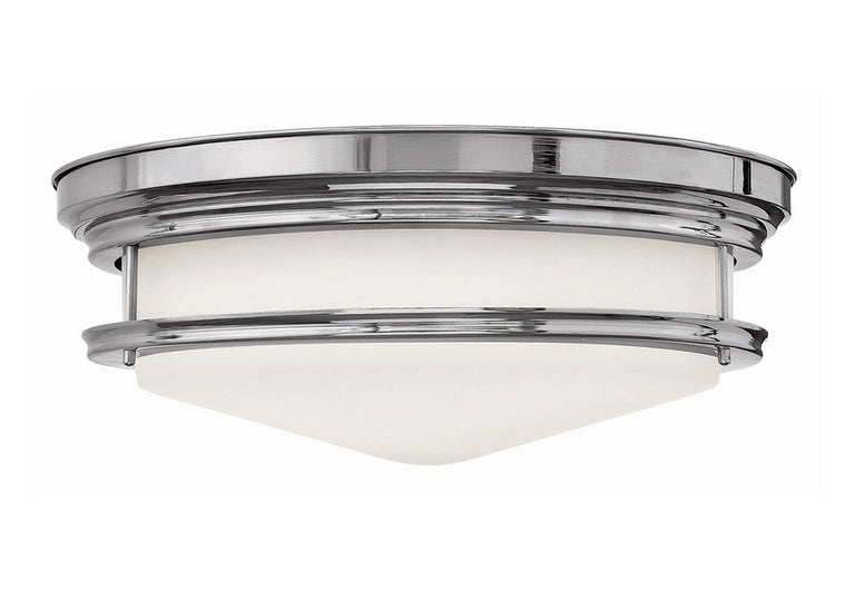 Hadley 3 Light Bathroom Flush Mount Polished Chrome - HK-HADLEY-F-BATH
