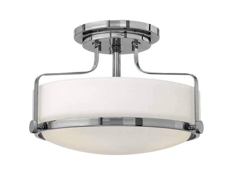 Harper 3 Light Small Semi Flush Polished Chrome - HK-HARPER-SFS-CM
