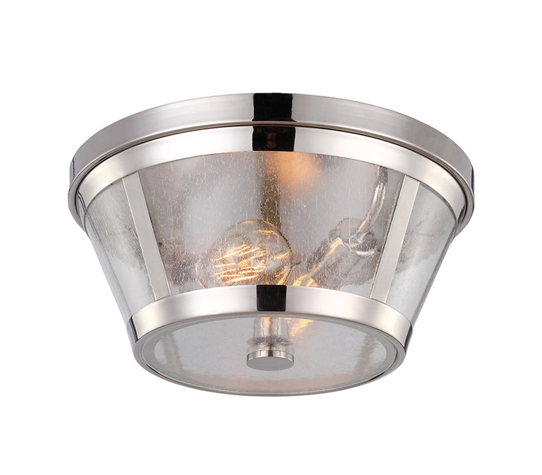 Harrow Flush Mount Polished Nickel - FE/HARROW/F