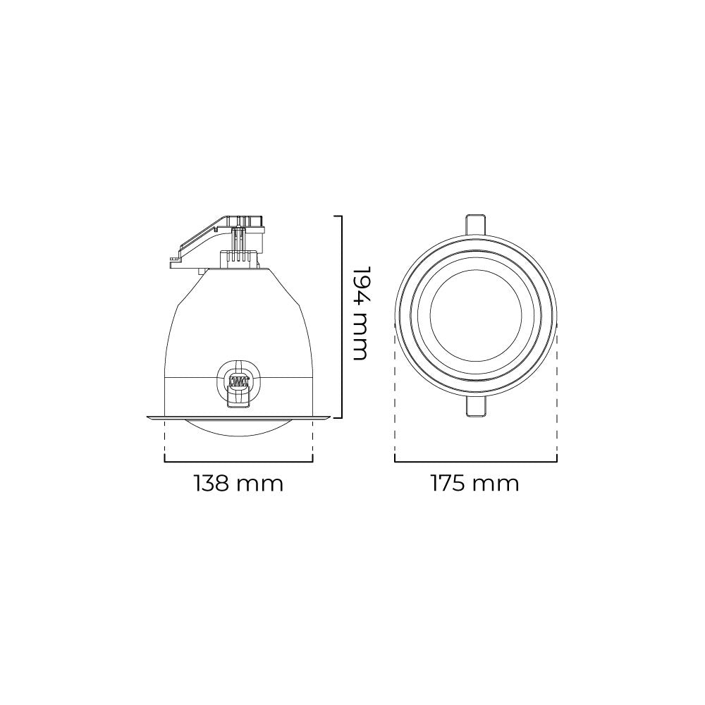 Single Heat Lamp Bathroom Heater White - Heatspot