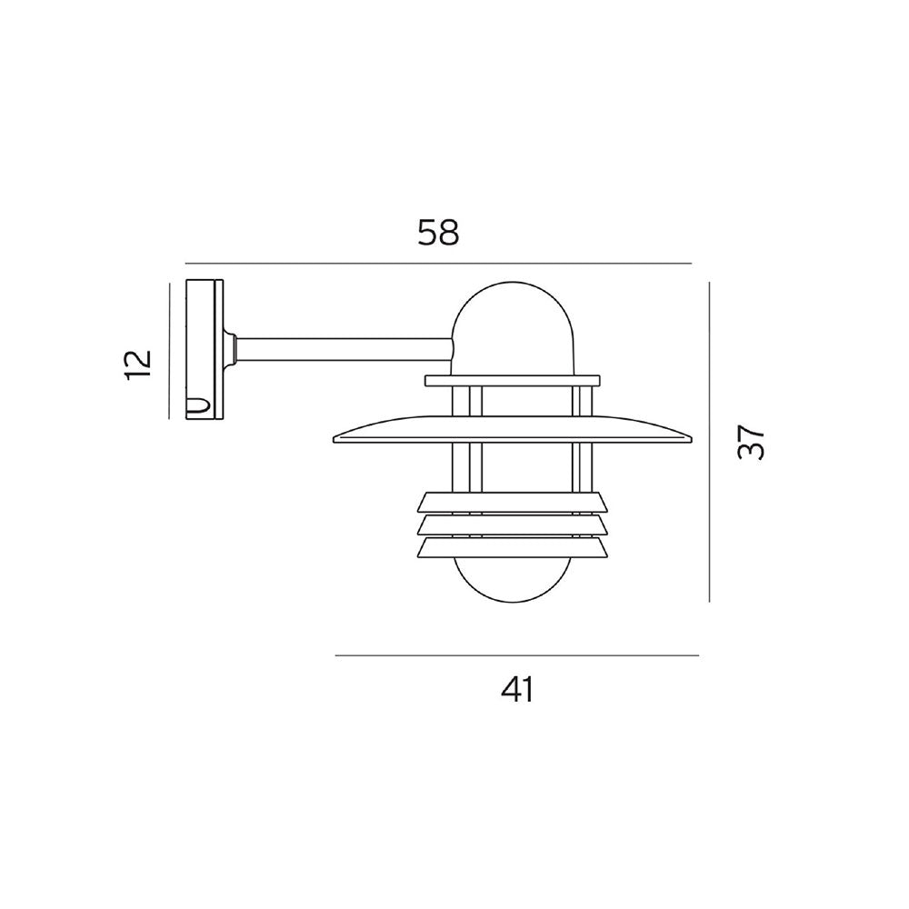 Helsinki Wall Light Graphite - NLYS.886GR