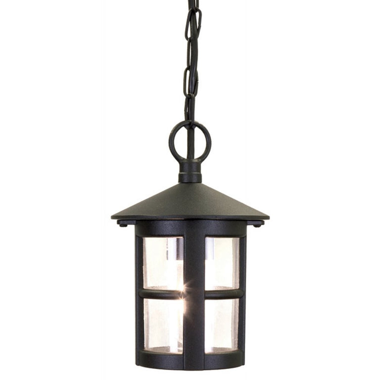 Hereford Porch Chain Lantern Black - BL21B-BLACK