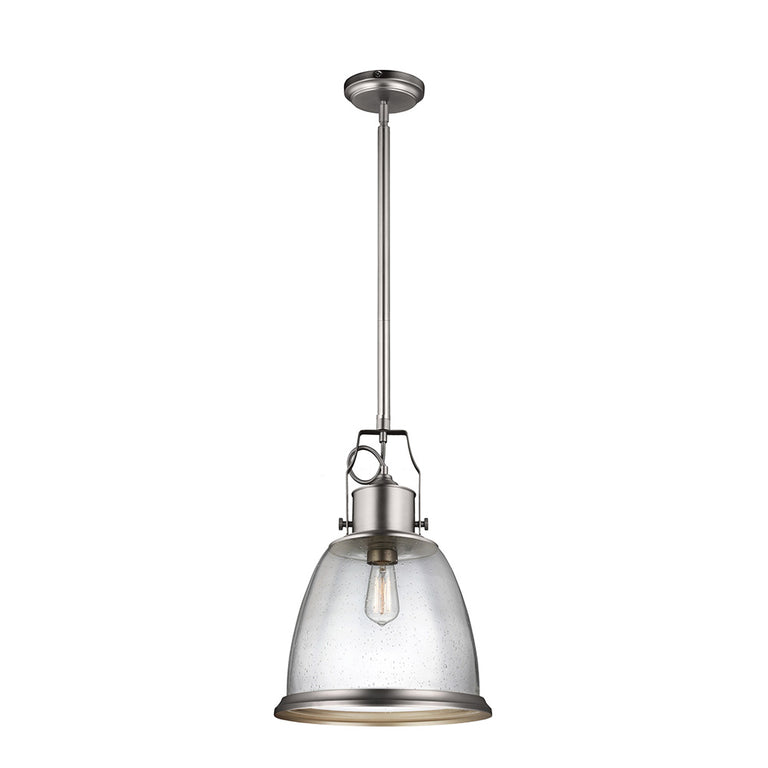 Hobson Large Pendant Satin Nickel - FE/HOBSON/P/L SN