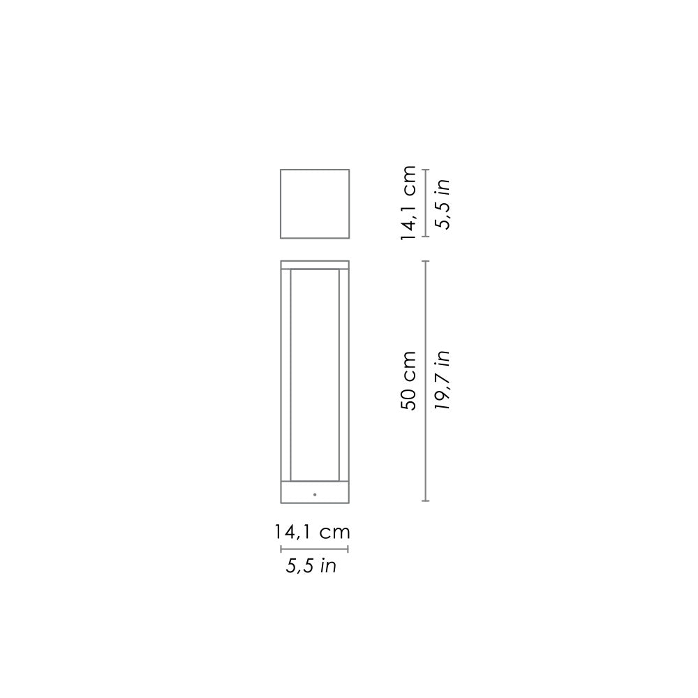 Home 15W LED Bollard Warm White - LD0254