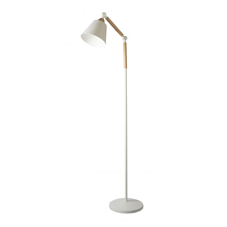 Hotel 1 Light Floor Lamp White - HOTEL-1L WHITE