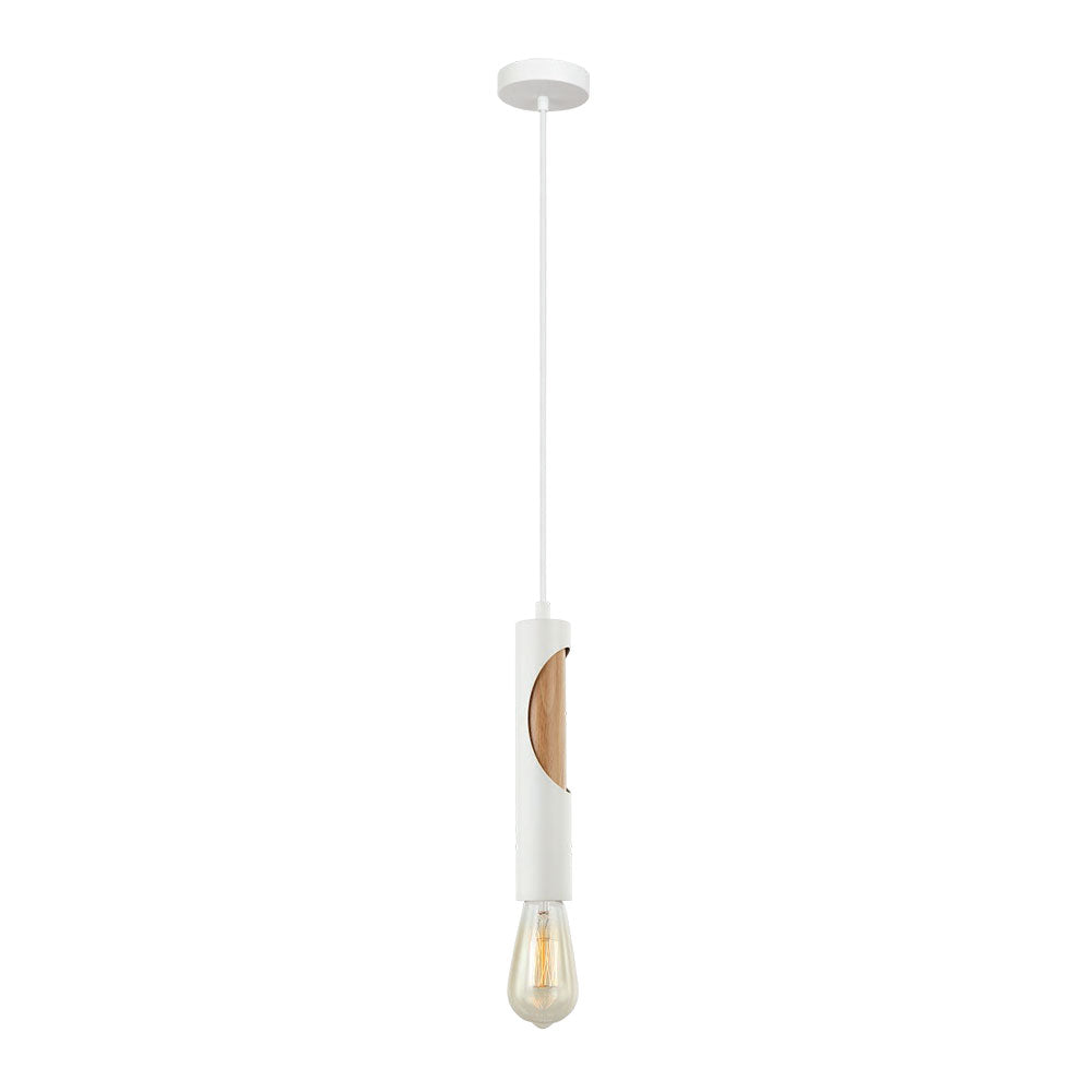 Interior Tube Pendant Light Matt White - IDA2