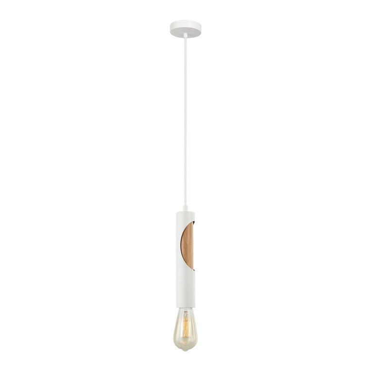 Interior Tube Pendant Light Matt White - IDA2