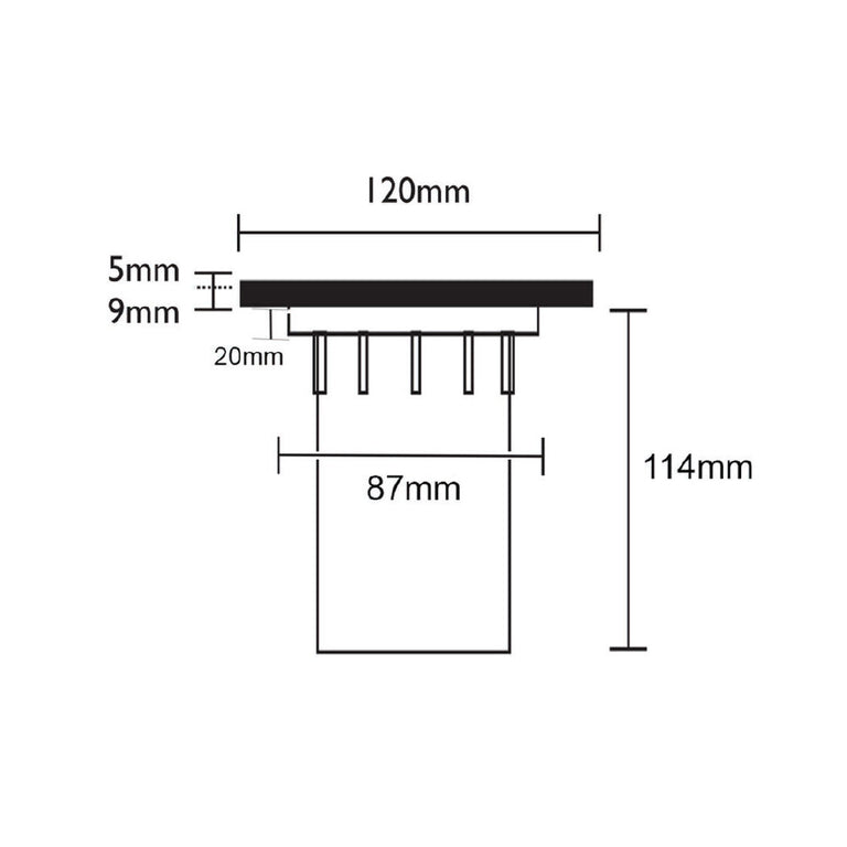 In-Ground Uplighter Round Aged Brass - 12V - IGMLBR