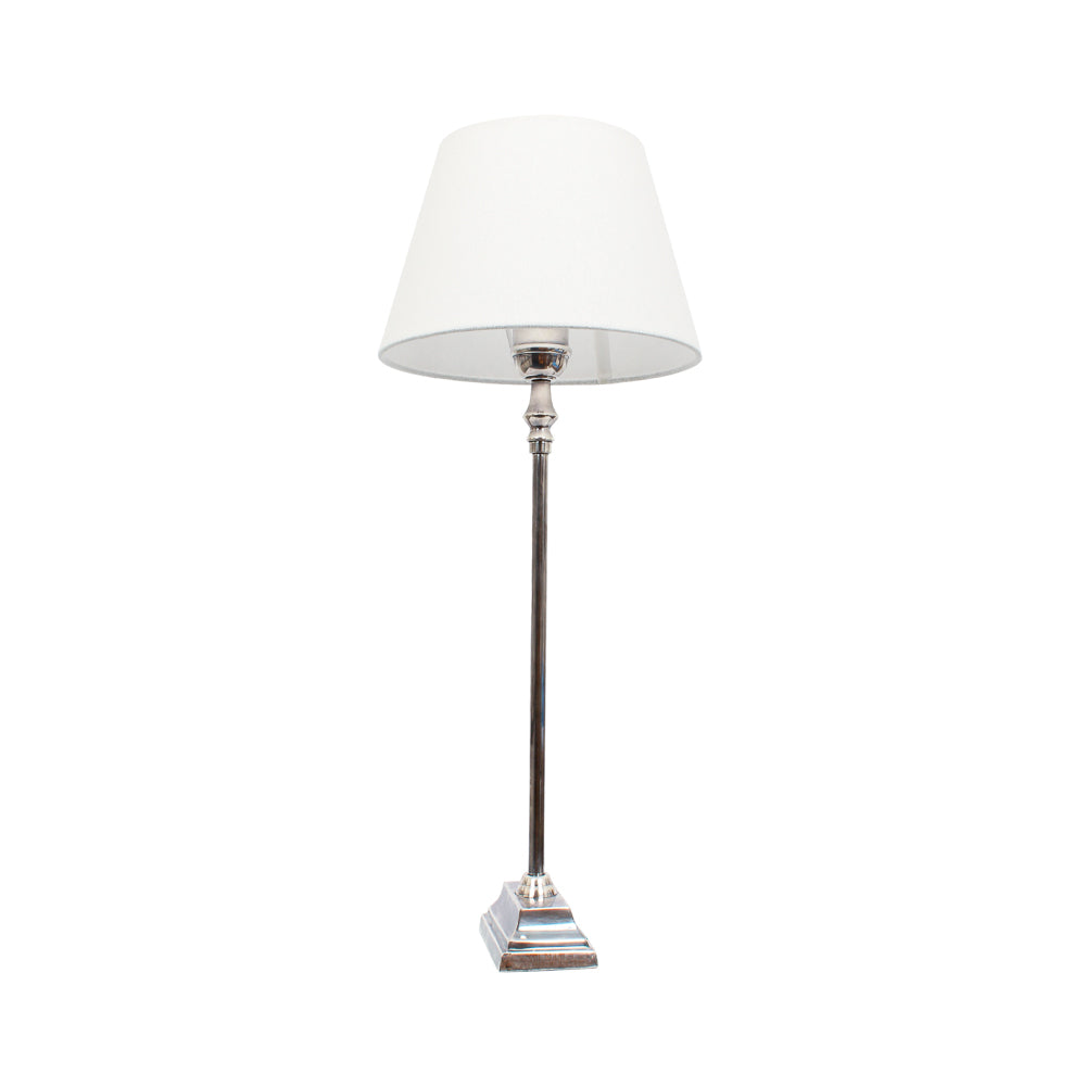 Collin Table Lamp Shiny Nickel With Shade - ELPIM50517SN