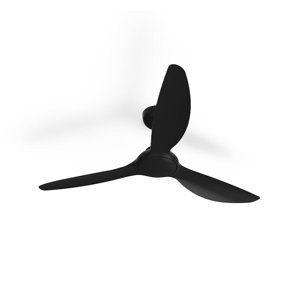 Ibiza 52" DC 3 Blade Ceiling Fan Black - IBIZA/52/BK