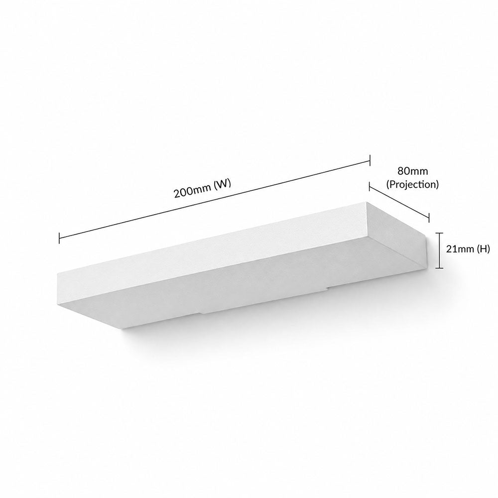 Ibox Slimline 20W LED Dimmable White Wall Light