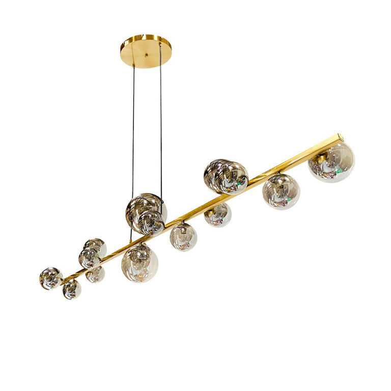 Jupiter 15 Light Pendant Gold / Smoke