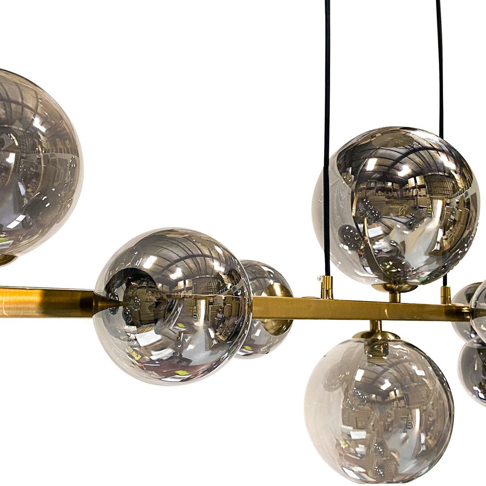 Jupiter 15 Light Pendant Gold / Smoke