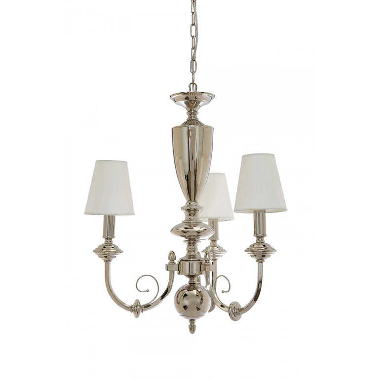 Kardiff 3 Light Chandelier Small Chrome - KARDIFF-3L