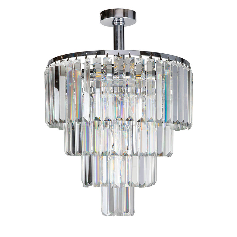 Karina 5 Light Semi-Flush Mount Light Chrome - KARINA-40-CTC CH