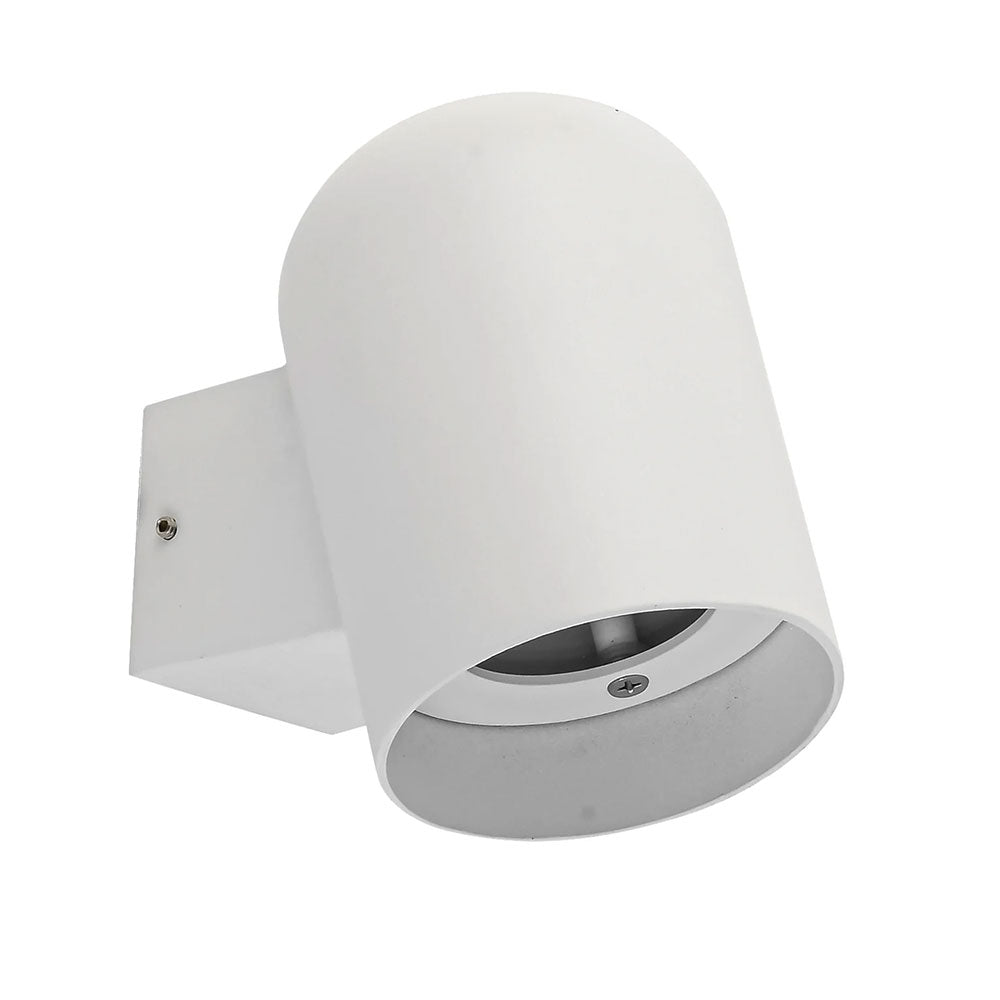 Keila Exterior Oval Surface Mounted Wall Light Matt White- KEILA2