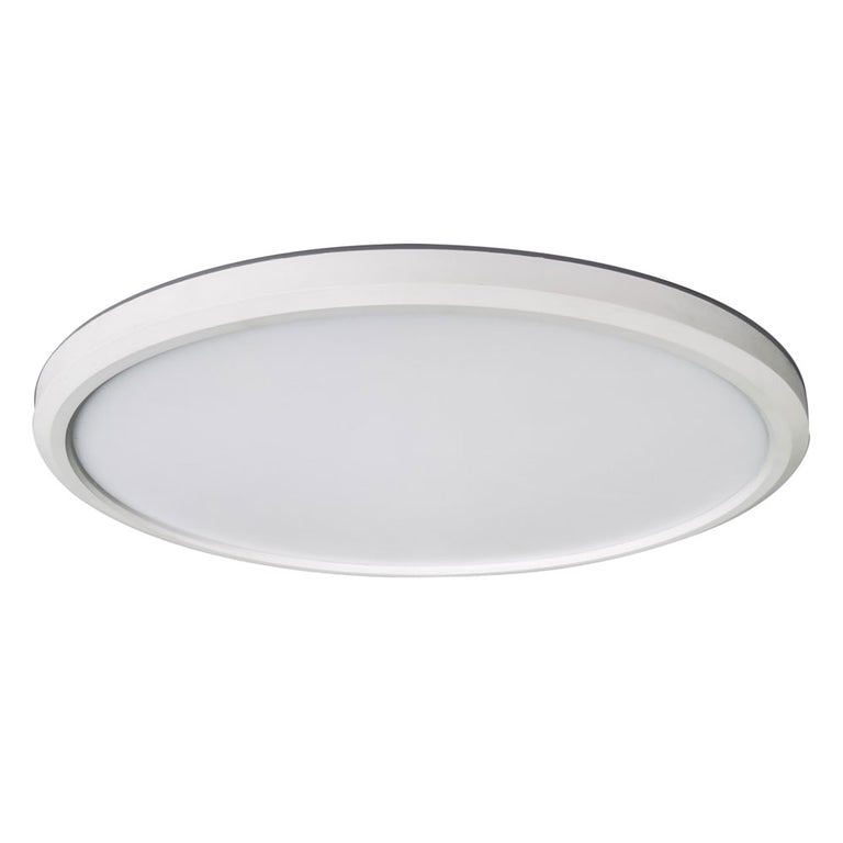 Kingston 24W LED Dimmable Low Profile Oyster White / Tri-Colour IP54 - SL2115/30TCD