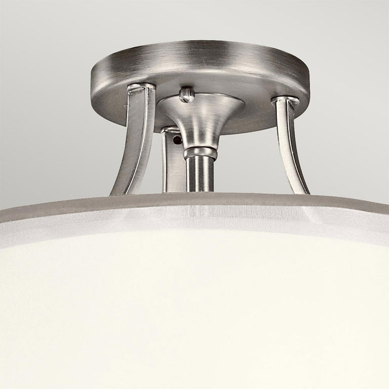 Lacey Small Semi Flush Mount Antique Pewter - KL-LACEY-SF-AP