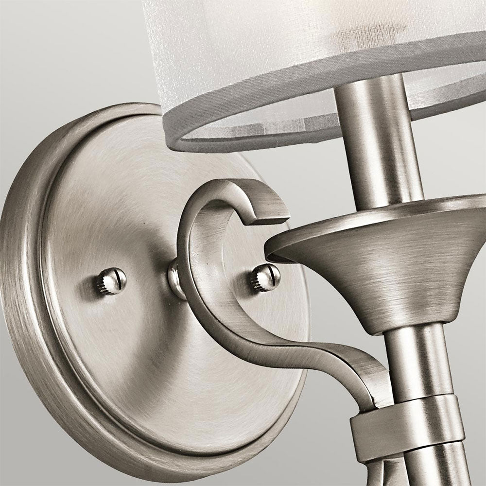 Lacey 1 Light Wall Light Antique Pewter - KL/LACEY1/AP
