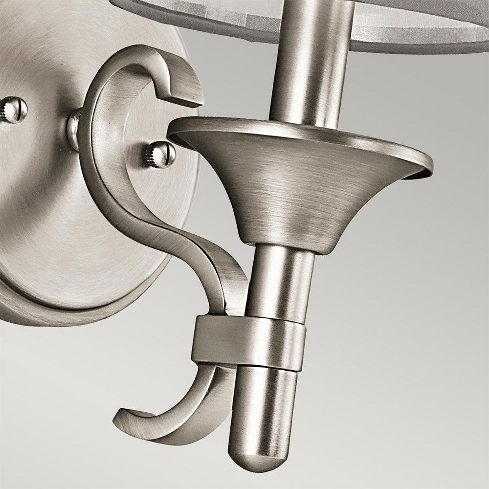 Lacey 1 Light Wall Light Antique Pewter - KL/LACEY1/AP