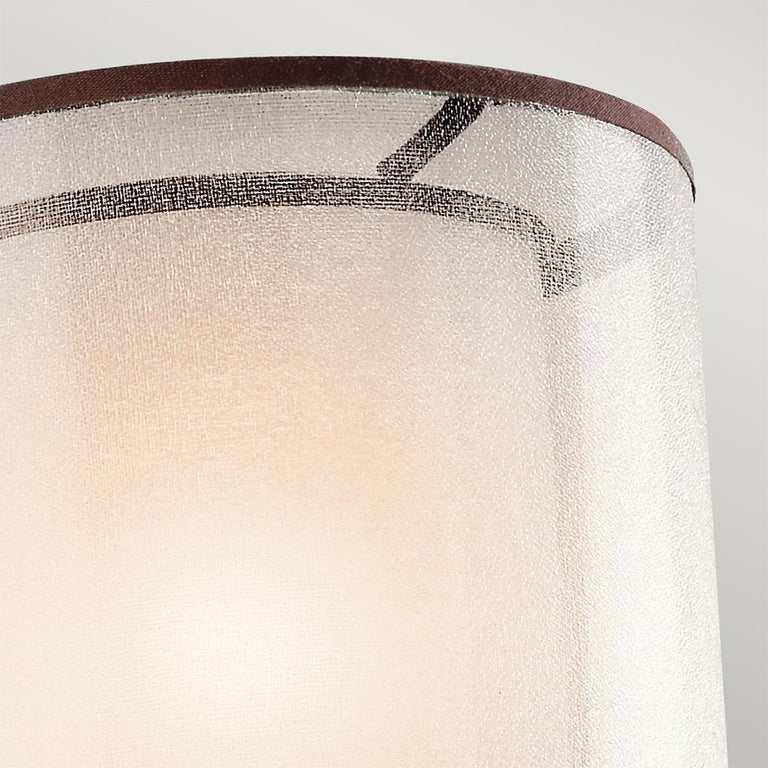 Lacey 1 Light Wall Light Mission Bronze - KL/LACEY1/MB