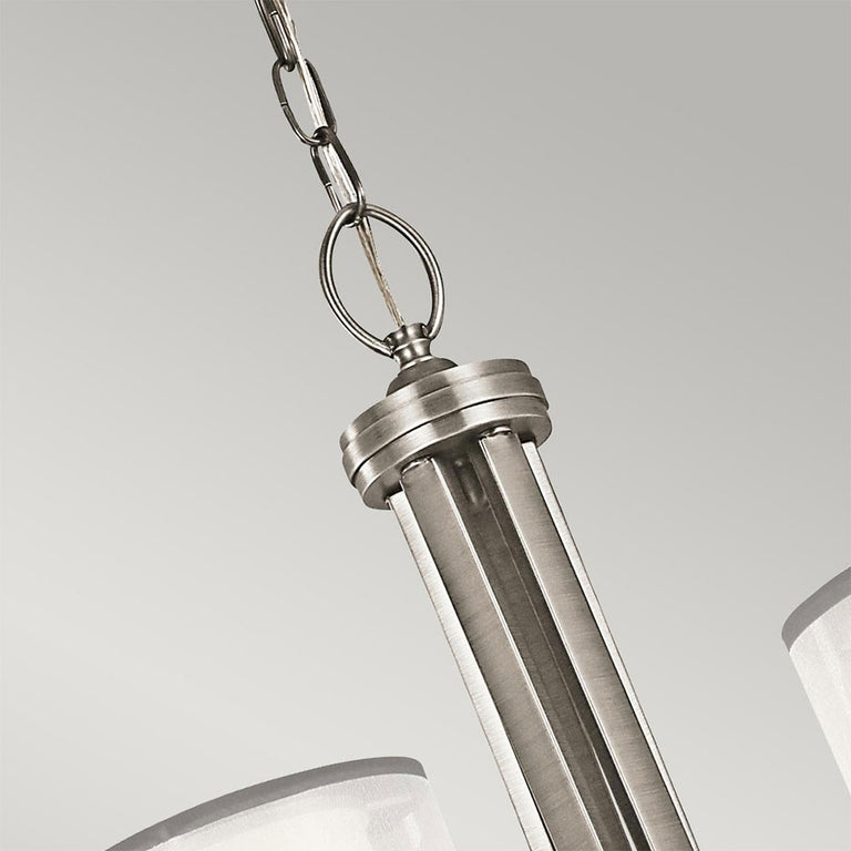 Lacey 5 Light Chandelier Antique Pewter - KL/LACEY5/AP