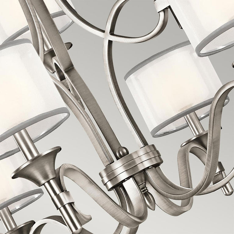 Lacey 9 Light Chandelier Antique Pewter - KL/LACEY9/AP