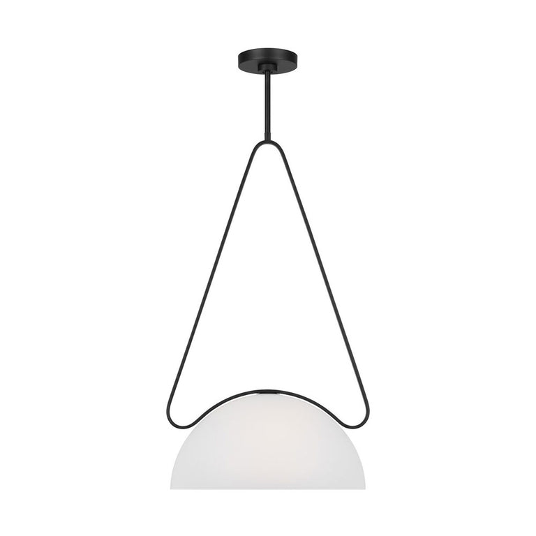 Kelly by Kelly Wearstler Nido 1 Light Pendant Midnight Black