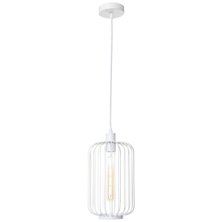 Kurten 1 Light Pendant White - KURT1PWHT