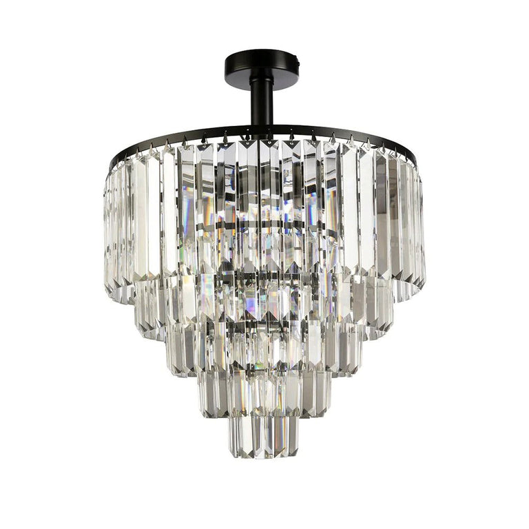Karina 20 Light Semi-Flush Mount Light Black - KARINA-65-CTC BK