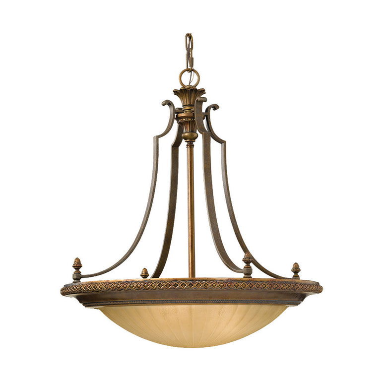 Kelham Hall 4 Light Uplight Firenze Gold/British Bronze - FE-KELHAM HALL4