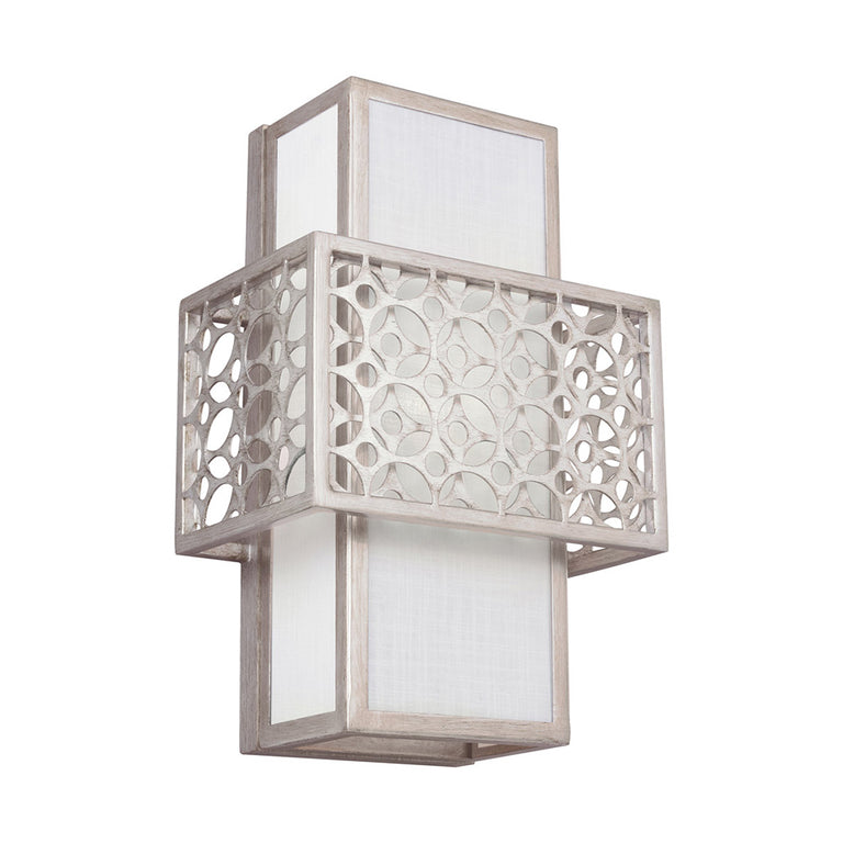 Kenney 1 Light Wall Light Sunrise Silver - FE-KENNEY1