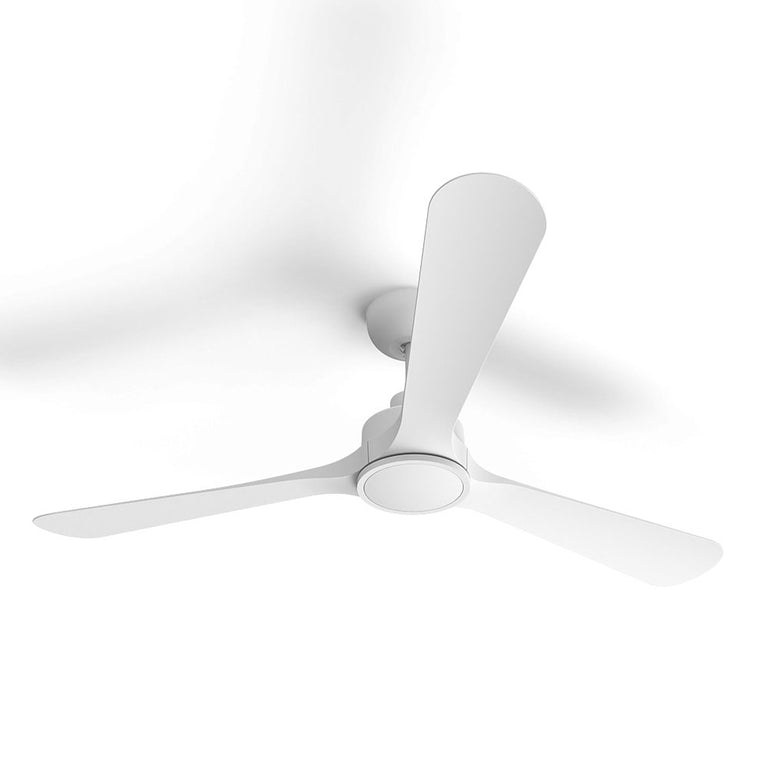 Keppel 54" DC 3 Blade Ceiling Fan With LED Light White - KEPPEL/54/LT/WH